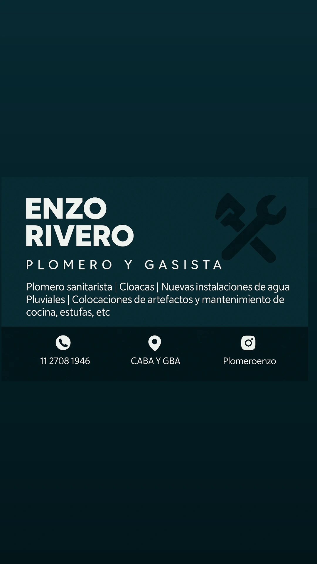Enzo, Plomero en Buenos Aires (CABA)