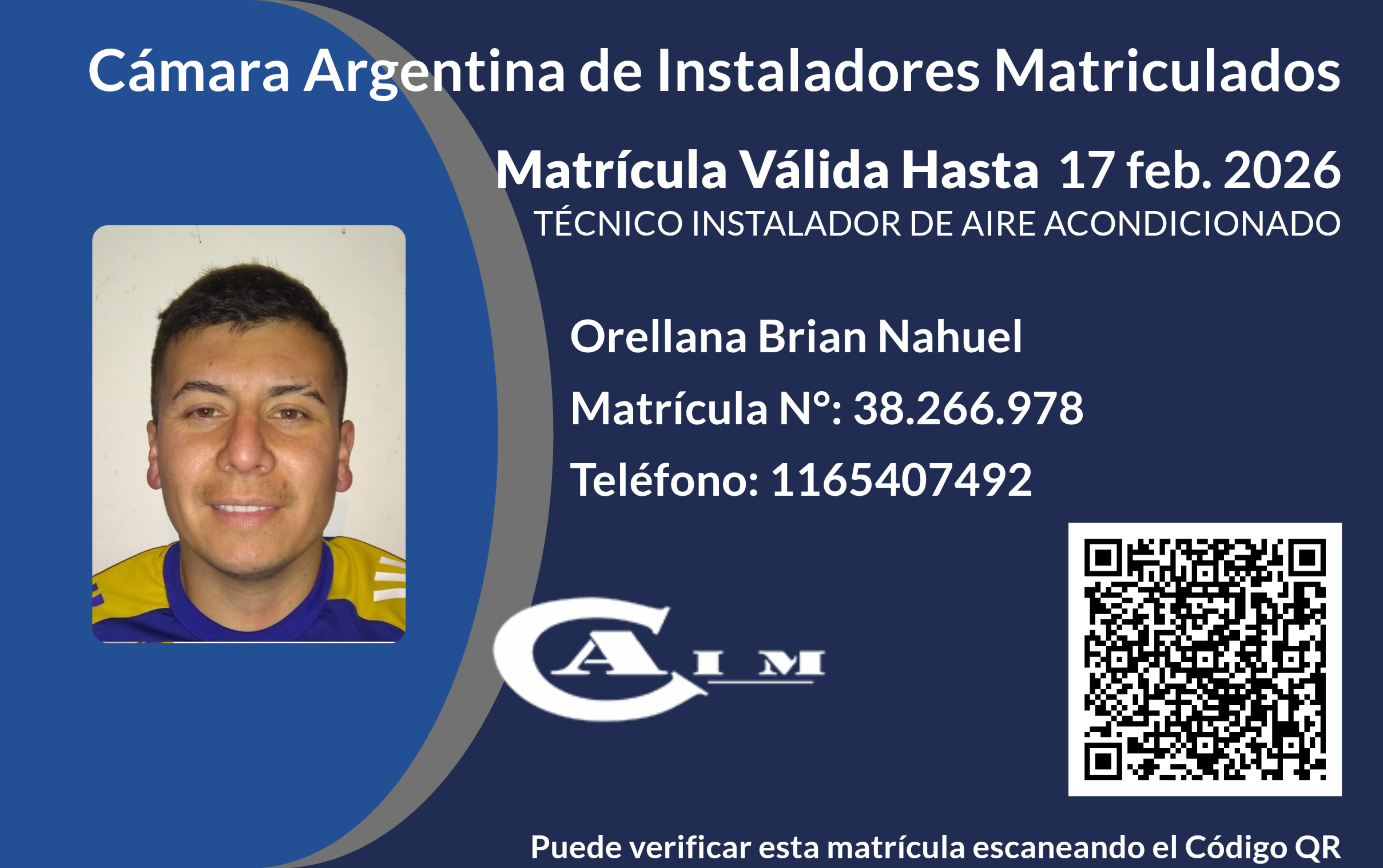 Brian Nahuel, Electricista en Buenos Aires (CABA)