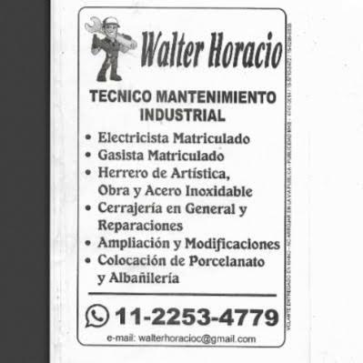 Walter Horacio, Electricista en Buenos Aires (GBA)