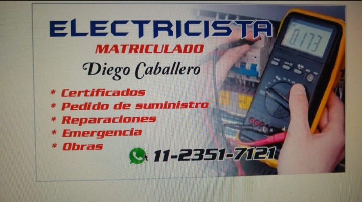 Diego, Electricista en Buenos Aires (GBA)