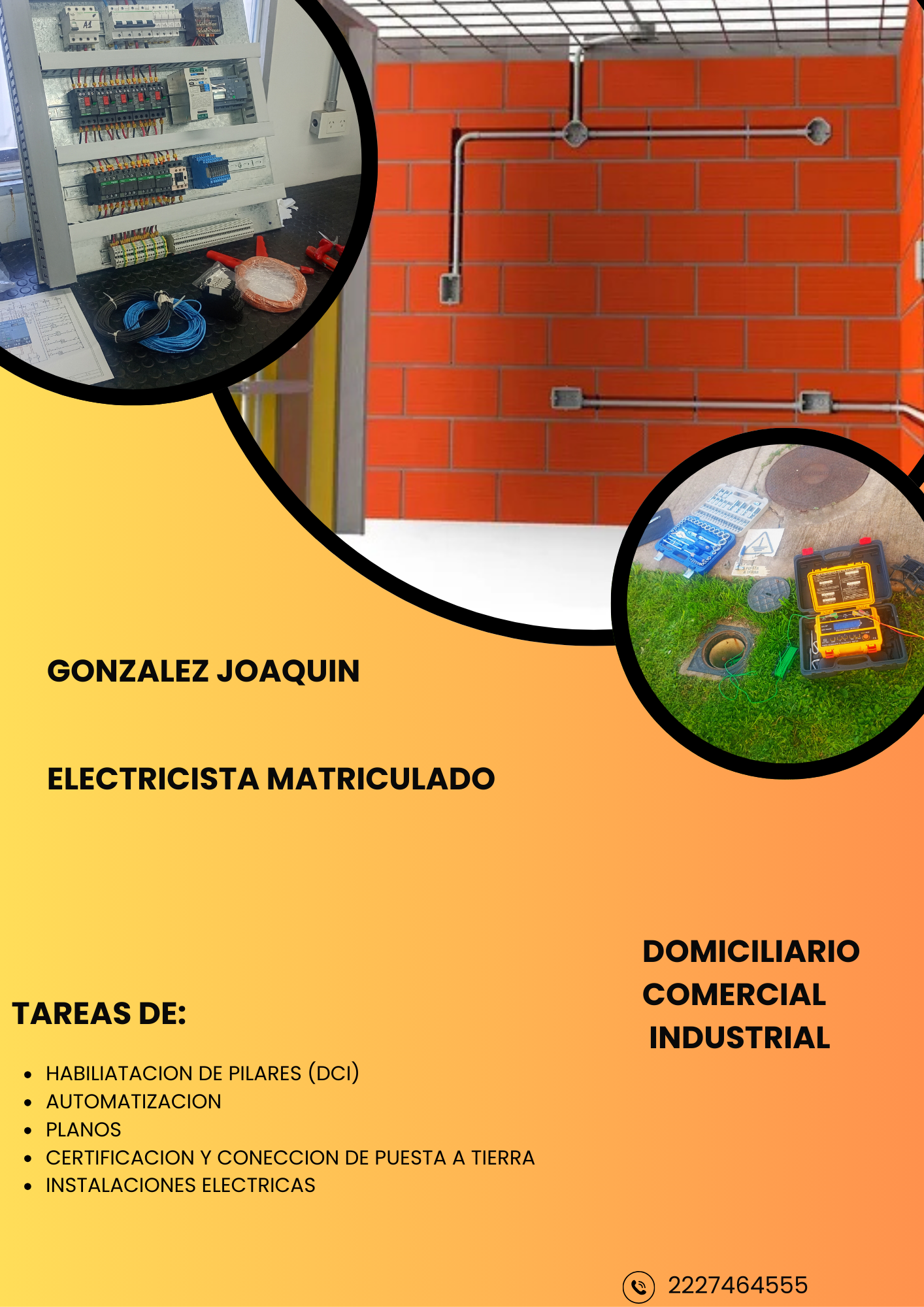 Joaquín, Electricista en Buenos Aires (GBA)