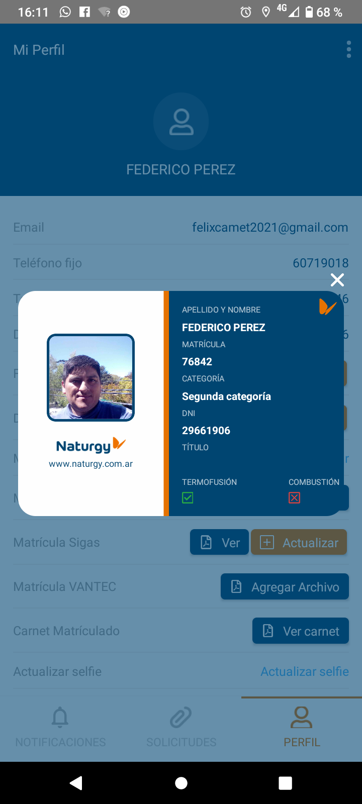 Federico, Gasista en Buenos Aires (GBA)