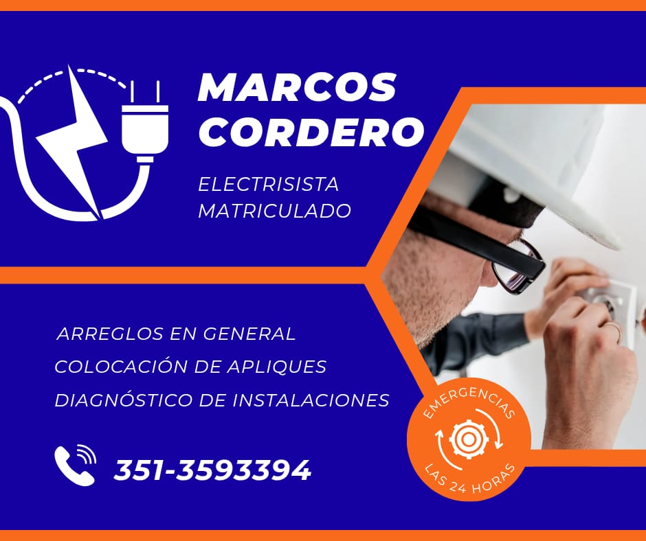 Marcos, Electricista en Córdoba Capital