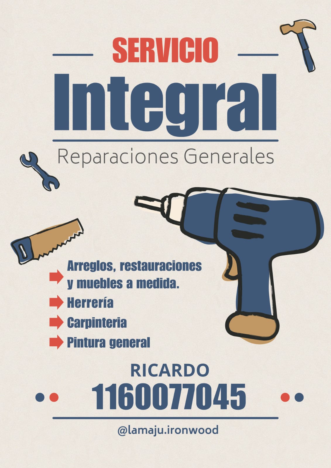Ricardo, Herrero en Buenos Aires (GBA)