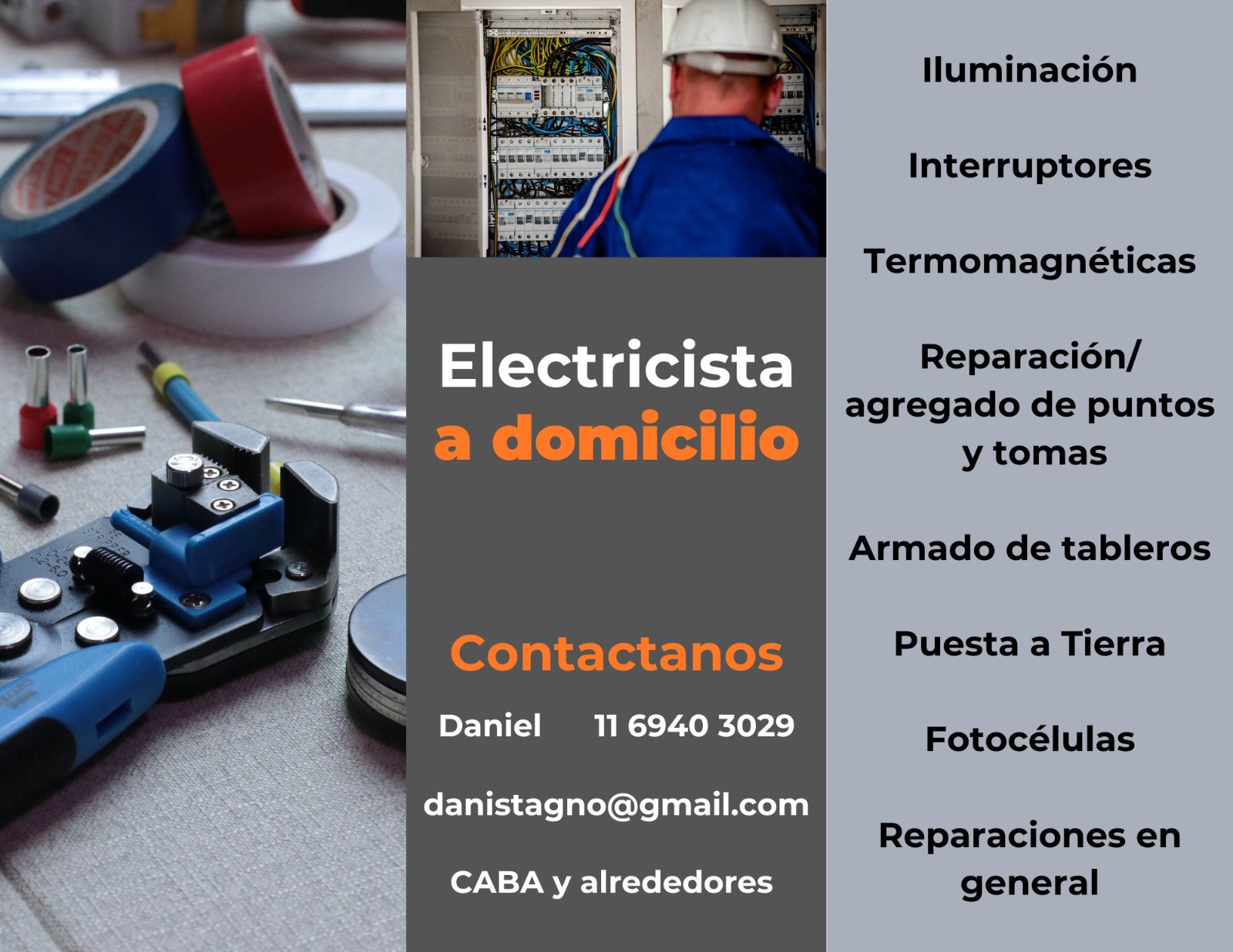 DANIEL, Electricista en Buenos Aires (GBA)